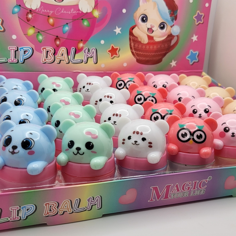Cute Animal Tea Cup Lip Balm NEW - Picture 4 of 6